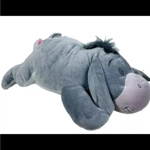 Disney Store Winnie The Pooh Eeyore Cuddleez 24 Jumbo Plush Gray